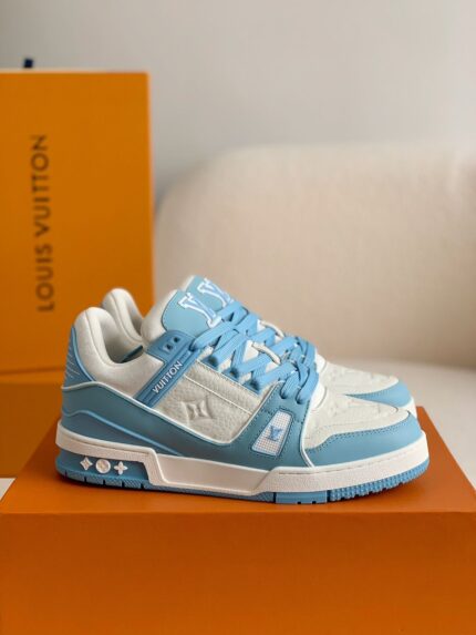 Louis Vuitton LV Trainer Sneaker – Blue & White